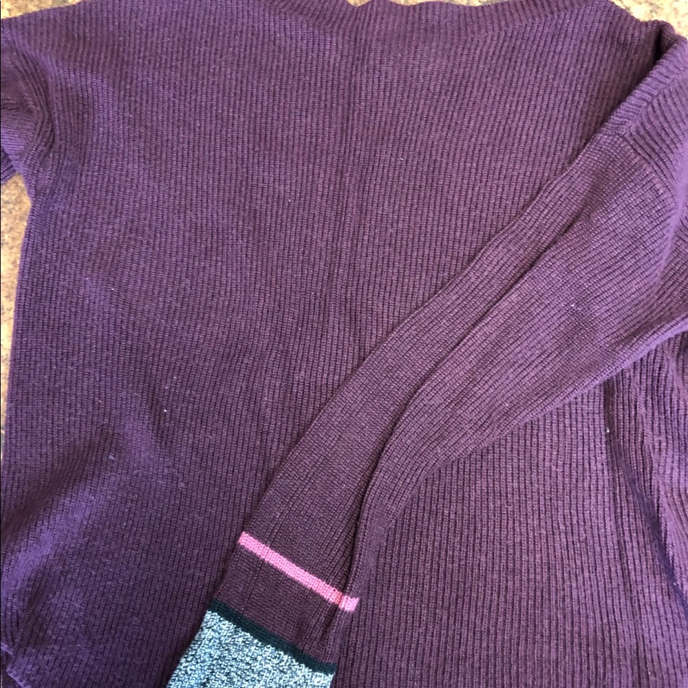 Burgundy sweater